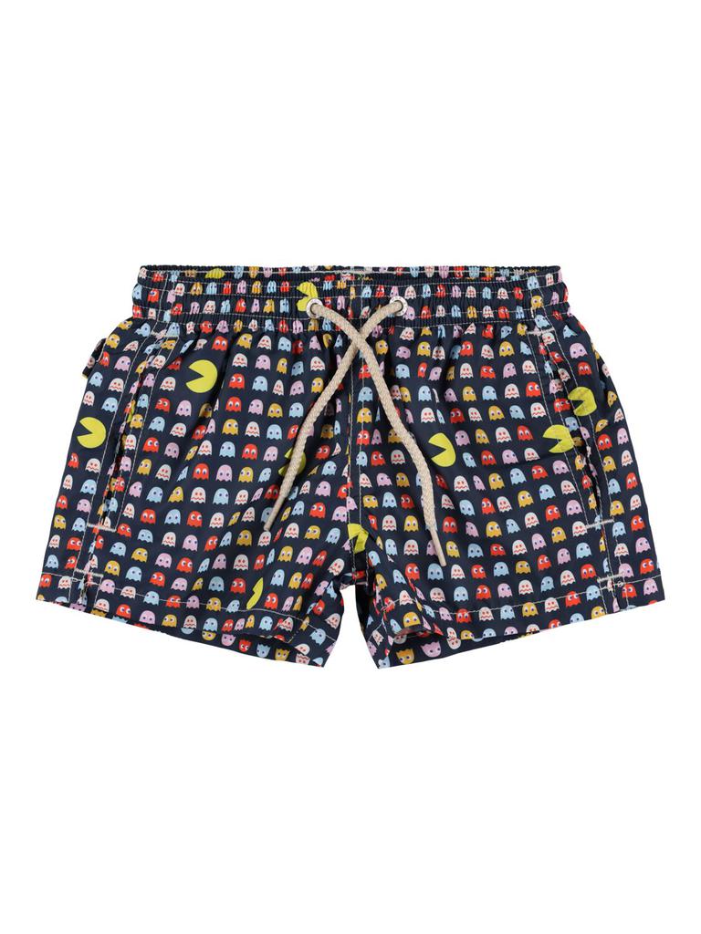 MC2 SAINT BARTH Pac Man Print Nylon Swim Shorts