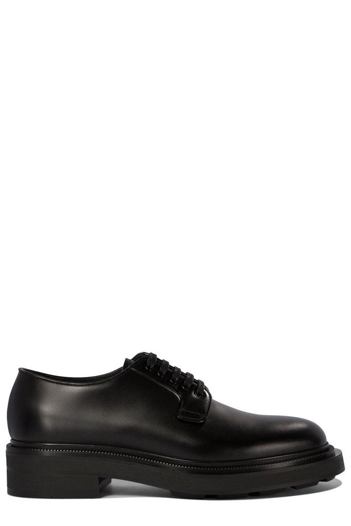 スニーカー PRADA | RUNWAY Opaque brushed leather lace-up shoes Prada Prada Opaque Lace-Up Shoes - Dress Shoes - Free