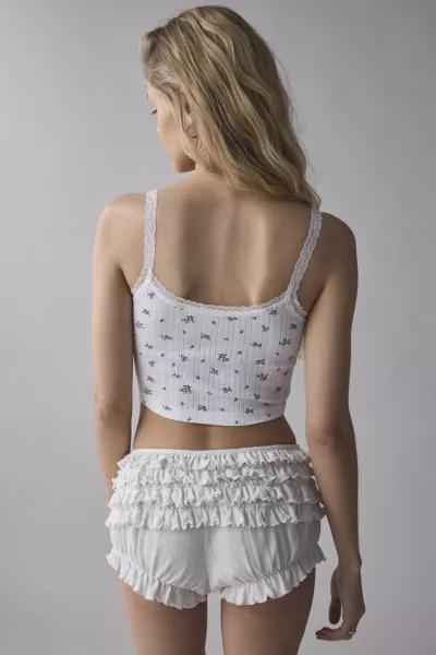 Out From Under Out From Under Angie Pointelle Cropped Cami