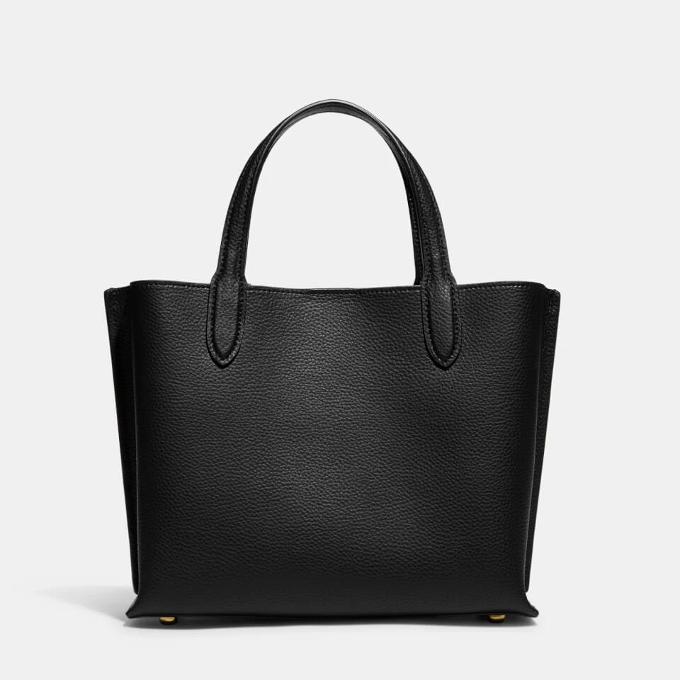 Coach Coach Polished Pebble-Grain Willow 24 Tote Bag 3