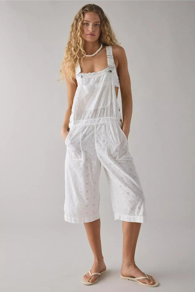 BDG BDG Billy Semi-Sheer Eyelet Lace Shortall 1