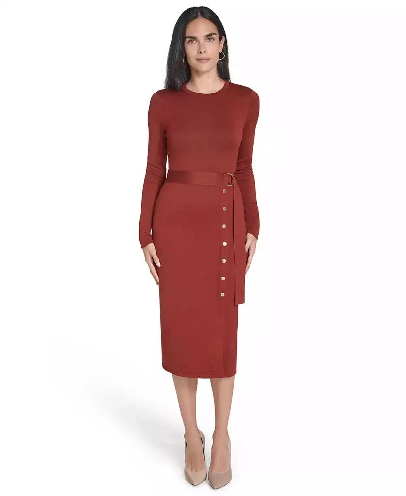 Women's Long Sleeve Belted Midi Dress  On Sale Now with Up to 40% Off |  Discover Exclusive Deals & Savings at BeyondStyle  Authentic Jessica  Howard dress|women's fashion|dresses with Limited-Time Discounts,