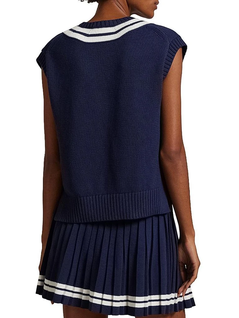 Ralph Lauren Cotton-Blend Sleeveless Sweater 4