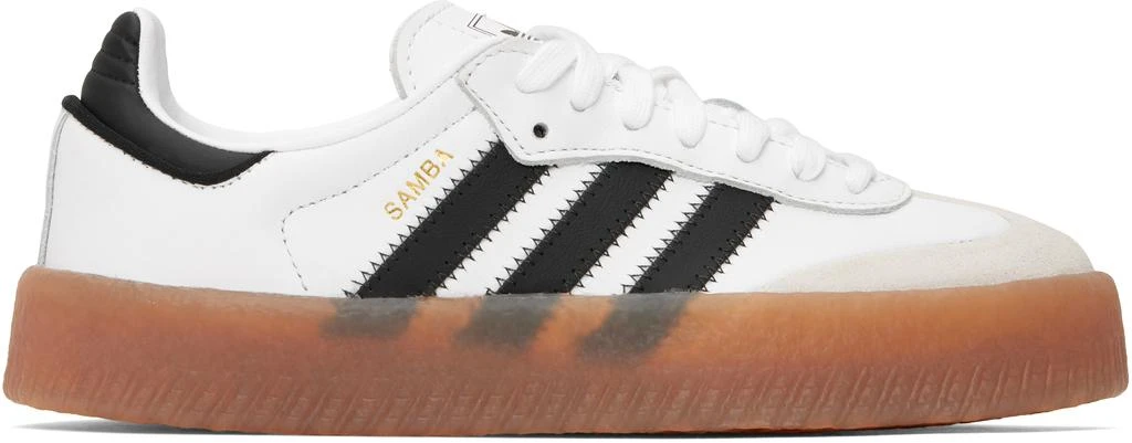 Adidas White & Black Sambae Sneakers 1