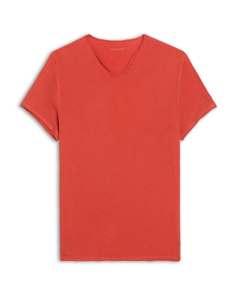 ZADIG 
VOLTAIRE Monastir Split Collar Tee 7