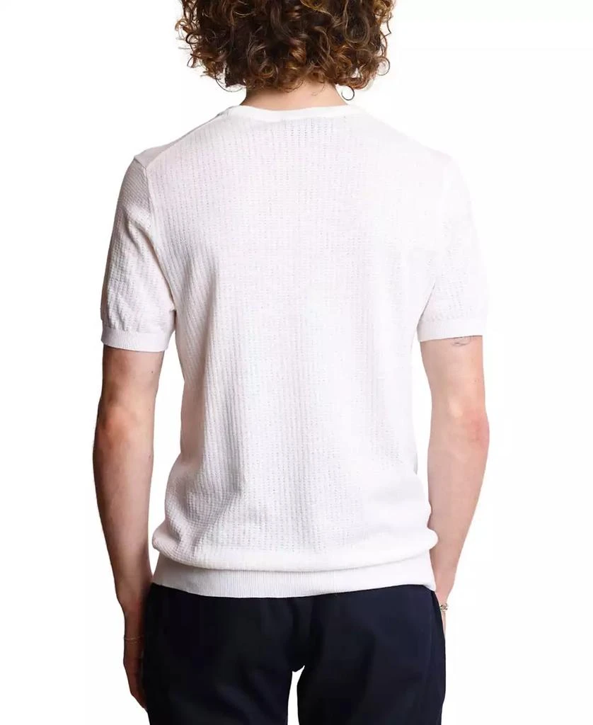 Paisley & Gray Men's Slim Fit Short Sleeve Pointelle T-Shirt 4