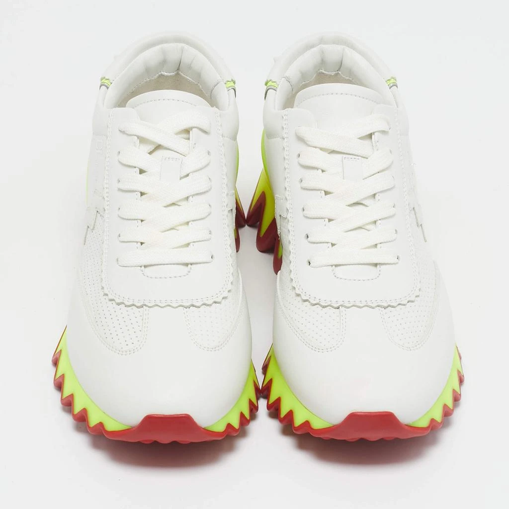 Christian Louboutin Christian Louboutin Grey Leather Loubi Shark Lace Up Sneakers Size 39 3