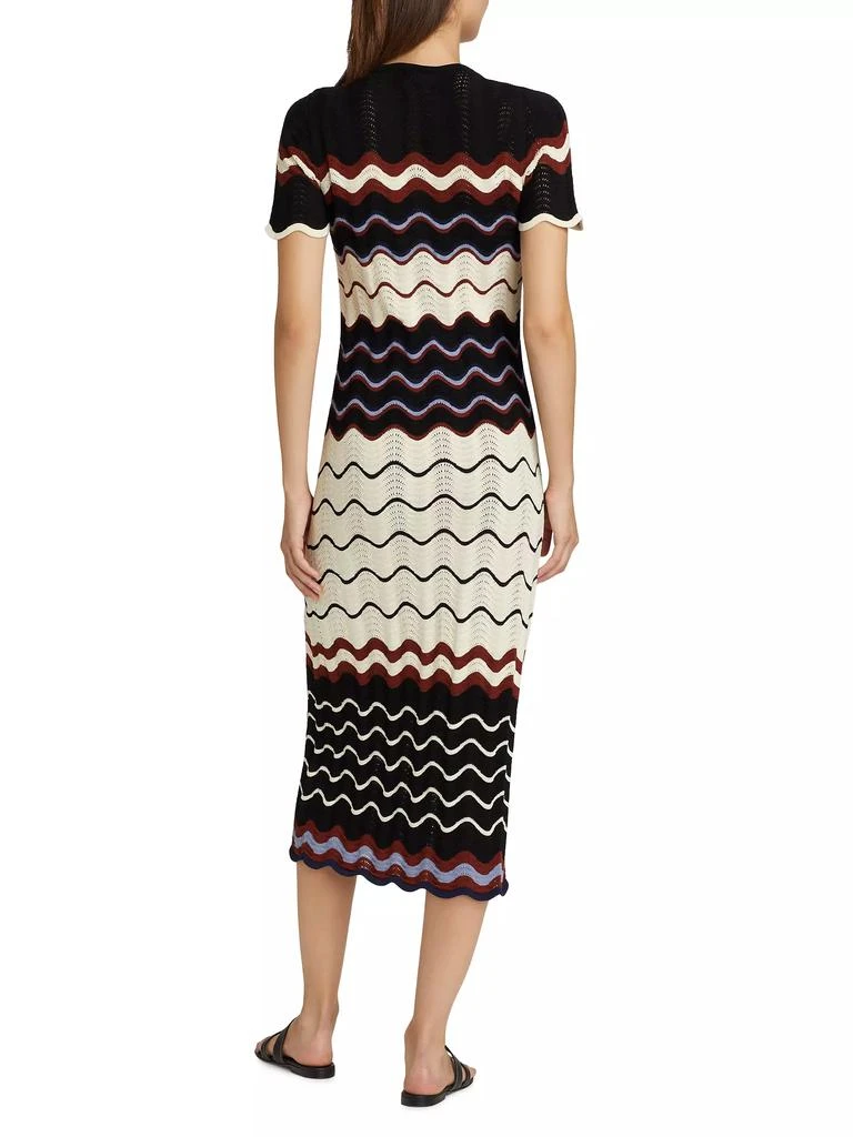 Tanya Taylor Leighton Chevron Knit Dress 5