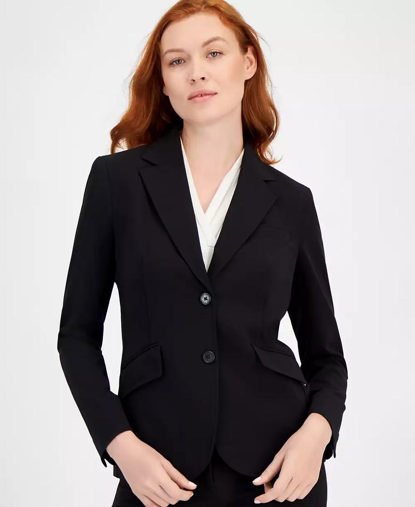 Anne Klein Bi-Stretch Two-Button Blazer