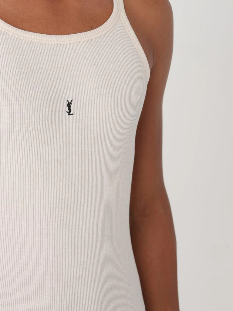 Yves Saint Laurent Saint Laurent tank top with mini YSL logo 4