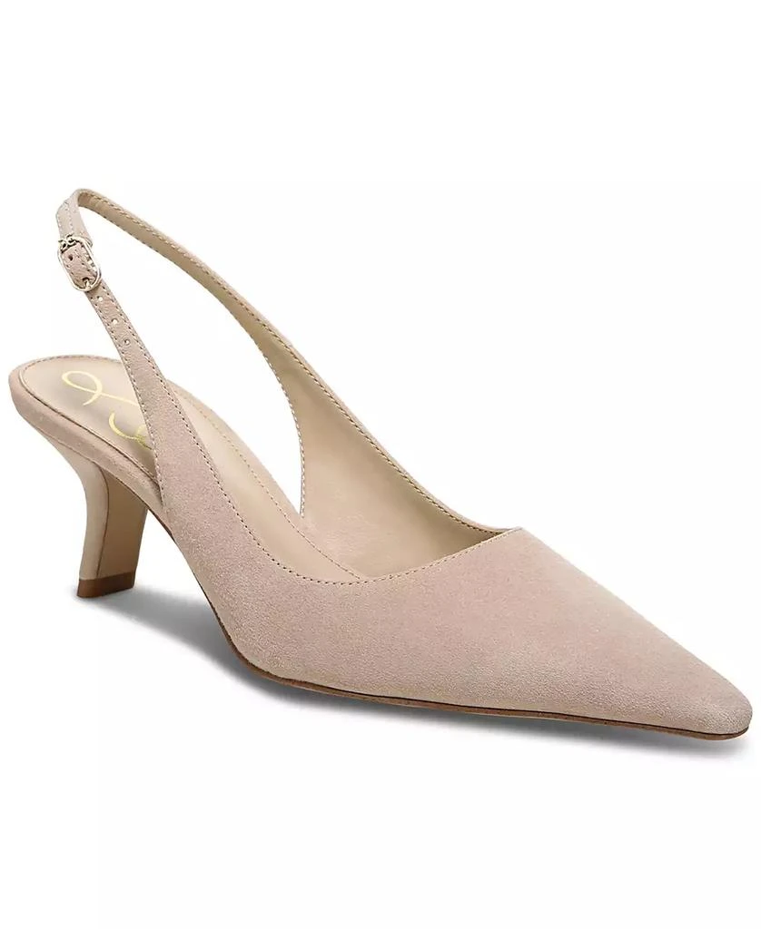 Sam Edelman Bianka Kitten-Heel Leather Slingback Pumps 1