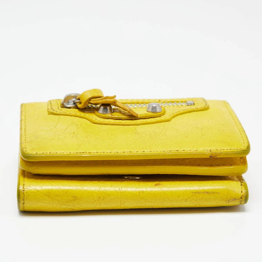 Balenciaga Balenciaga Curry Leather City Wallet 8