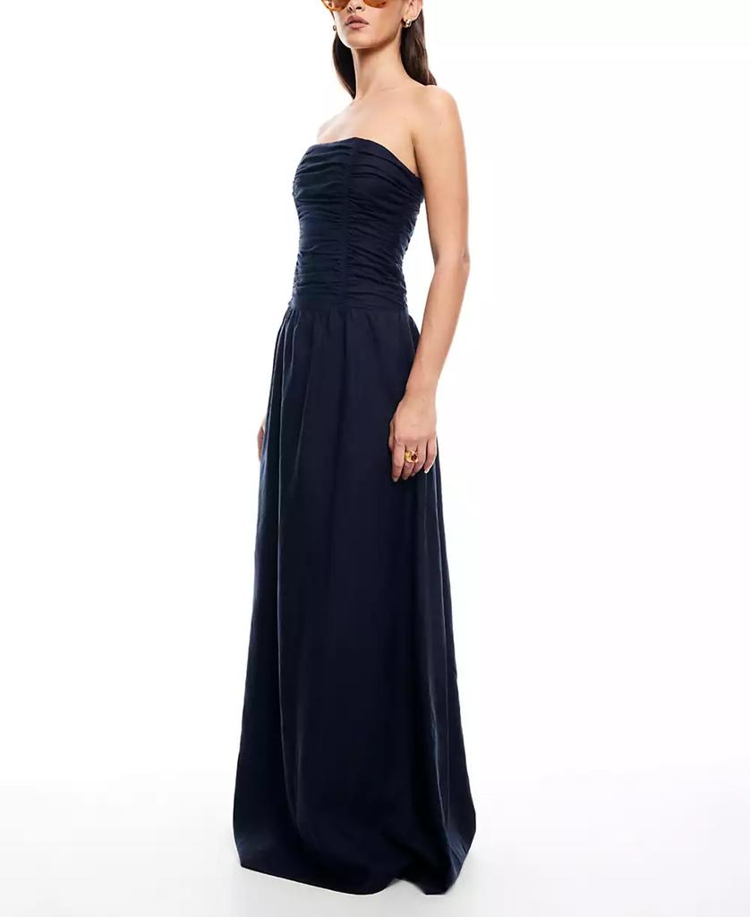 Lioness Women's Lush Strapless Linen-Blend Maxi Dress