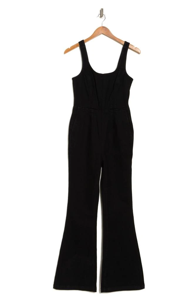 Madewell Flared Denim Jumpsuit 3