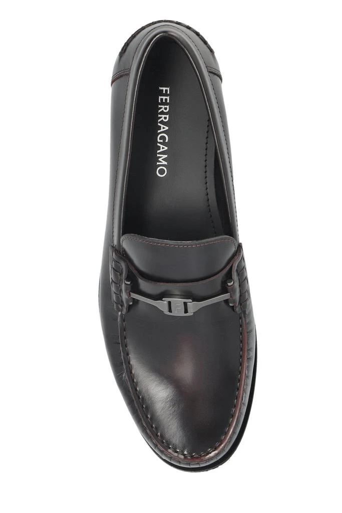 Salvatore Ferragamo Ferragamo F Buckle Loafers 4