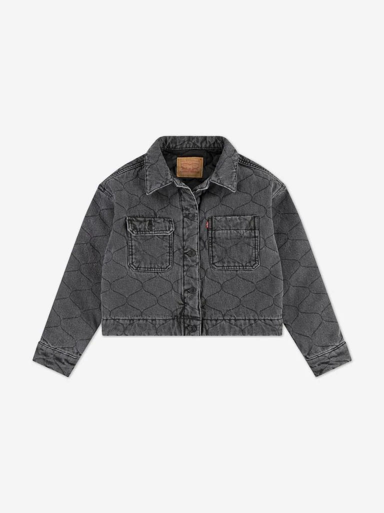 Levi
s Levi
s Girls Quilted Trucker Jacket in Black