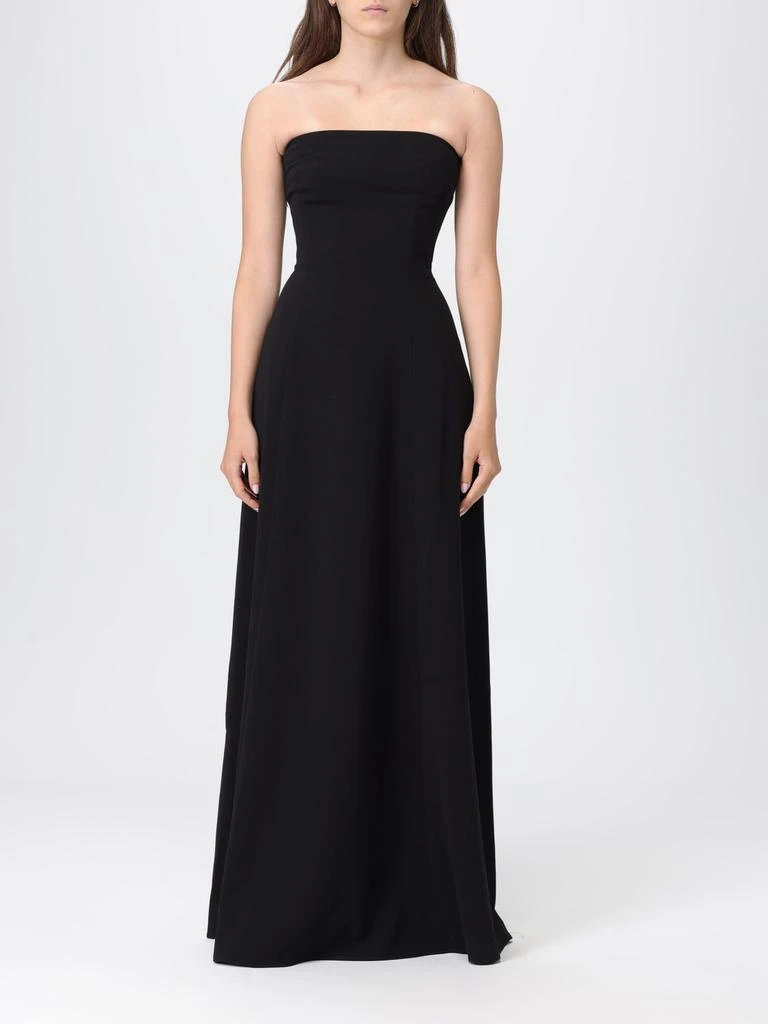 SOLACE LONDON Severny pleated layered midi dress - Dresses & Skirts - Free  Shipping - BeyondStyle