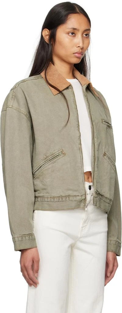 SLVRLAKE Green Camden Garage Jacket 2