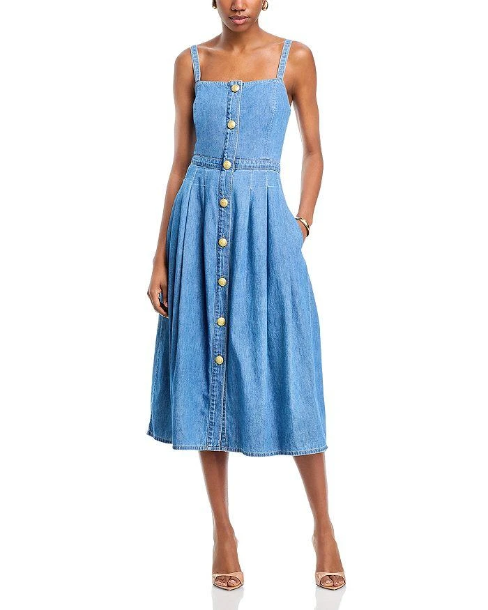 L'Agence Esmerelda Pinafore Midi Dress 1