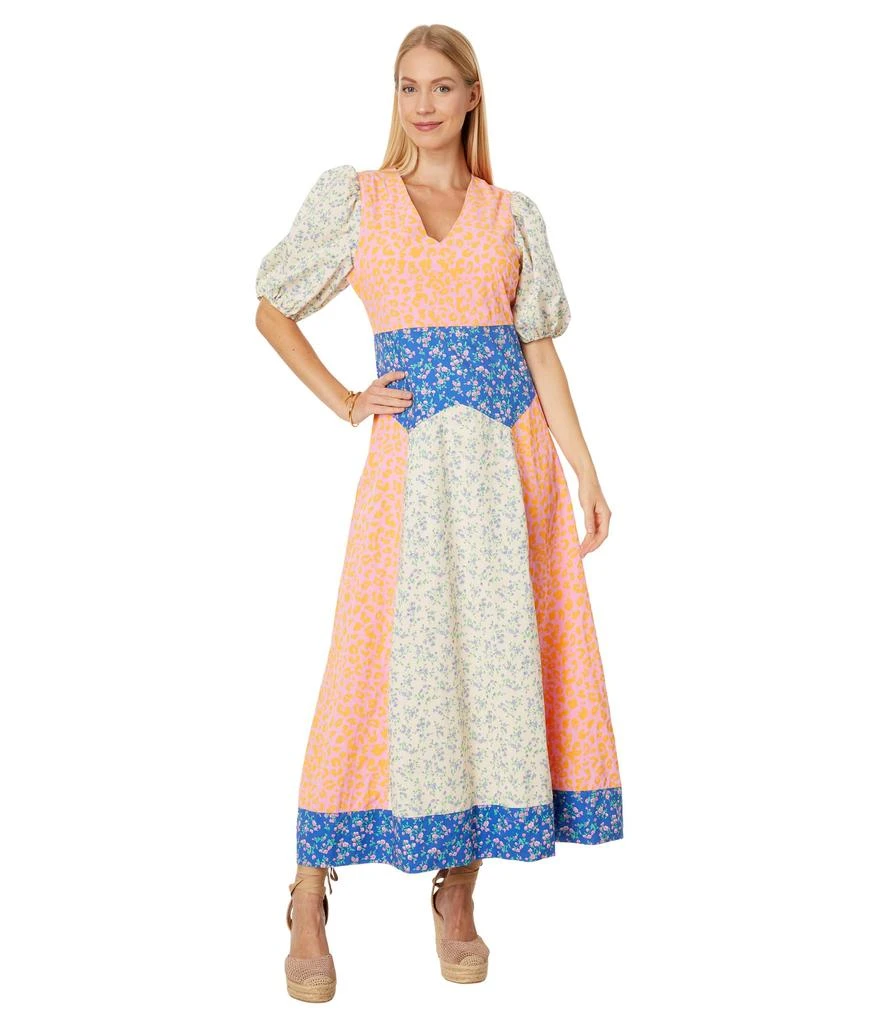 English Factory Mixed Print Maxi Dress 1