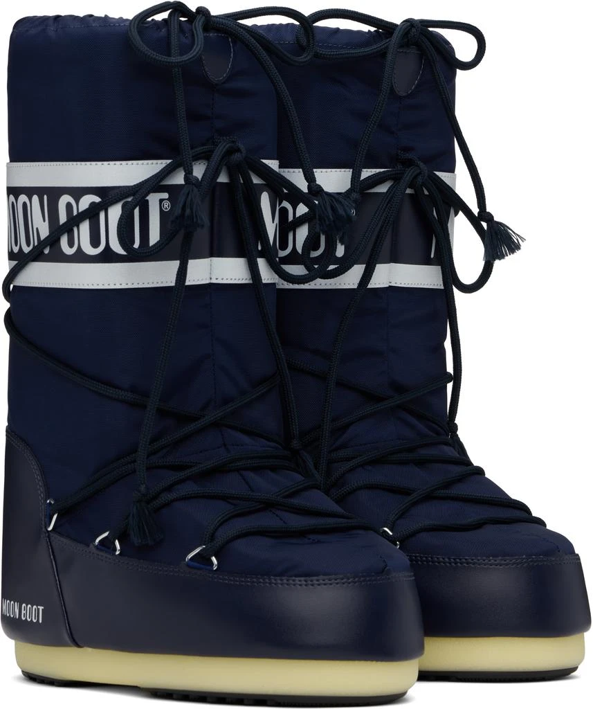 Moon Boot Navy Icon Nylon Boots 4