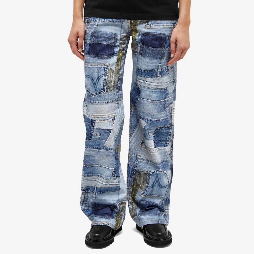 Andersson Bell Andersson Bell BRNO Patchwork Print Wide Jean 2