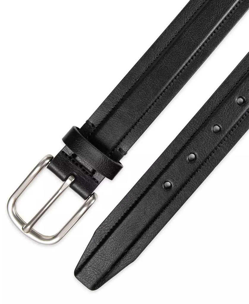 Club Room Men's Cut Edge Trapunto Stitched Casual Belt 5