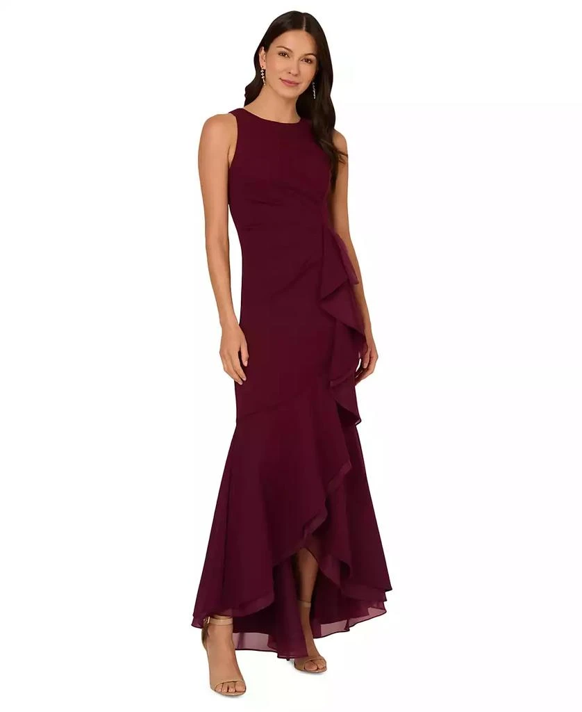 Adrianna Papell Women's Ruffled High-Low Gown 1