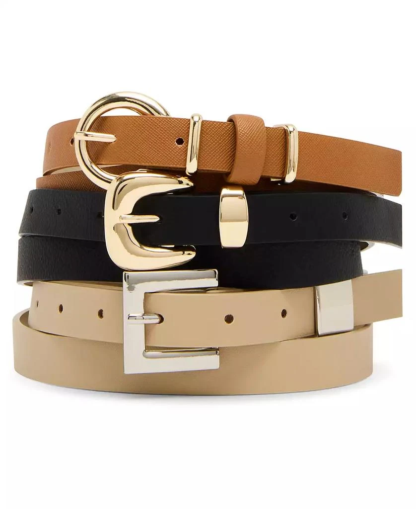 Steve Madden Saffiano Polyurethane Buckle Belt - Belts  display picture 1