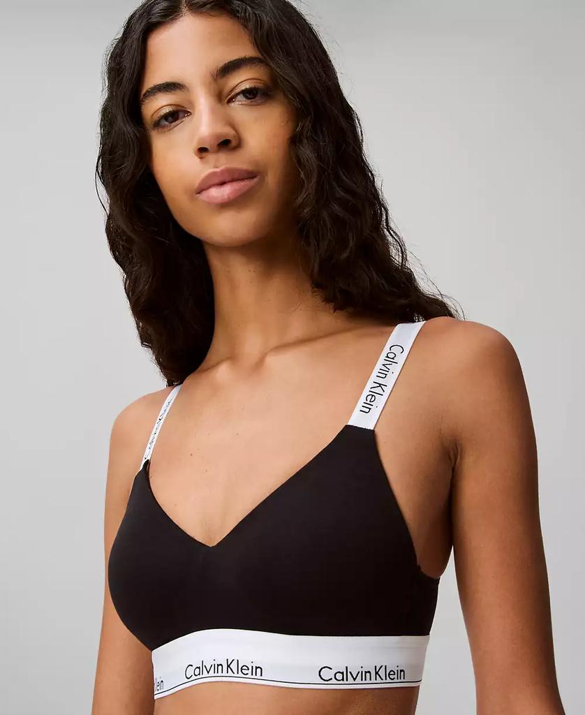 Calvin Klein Women's Modern Cotton Lightly Lined Bralette QF7059