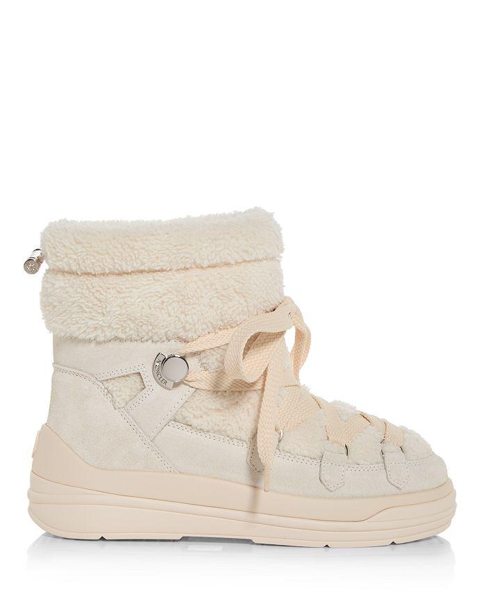 Moncler Women's Insolux Faux Fur Trim Snow Boots