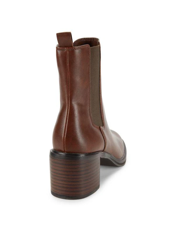 Saks Fifth Avenue Chloe 55MM Stacked Heel Ankle Boots 3