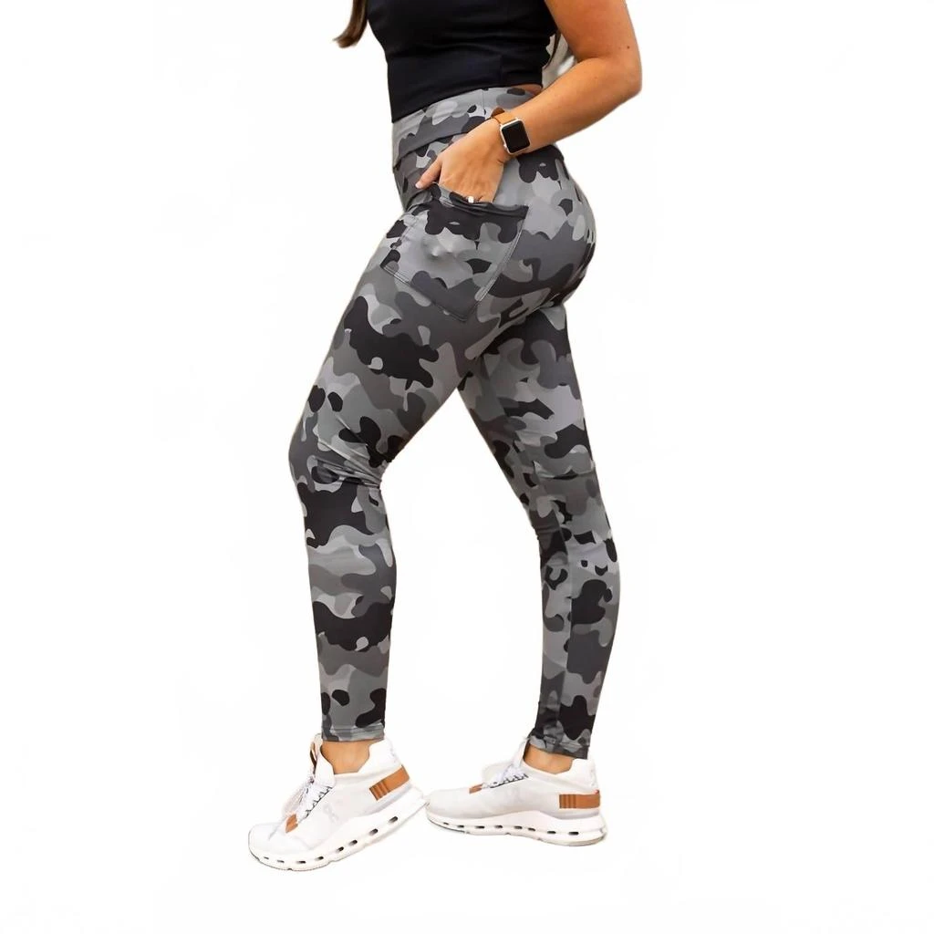 Julia Rose Ace Full Length Leggings In Camo 3