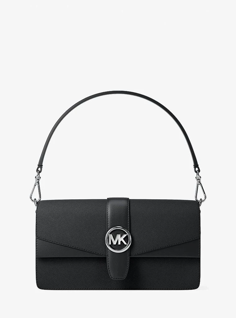 Michael Kors Greenwich Medium Saffiano Leather Convertible Shoulder Bag