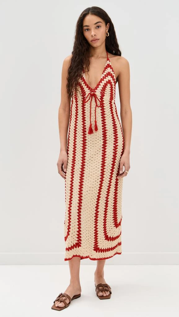 SAYLOR Georgie Crochet Midi Dress 6