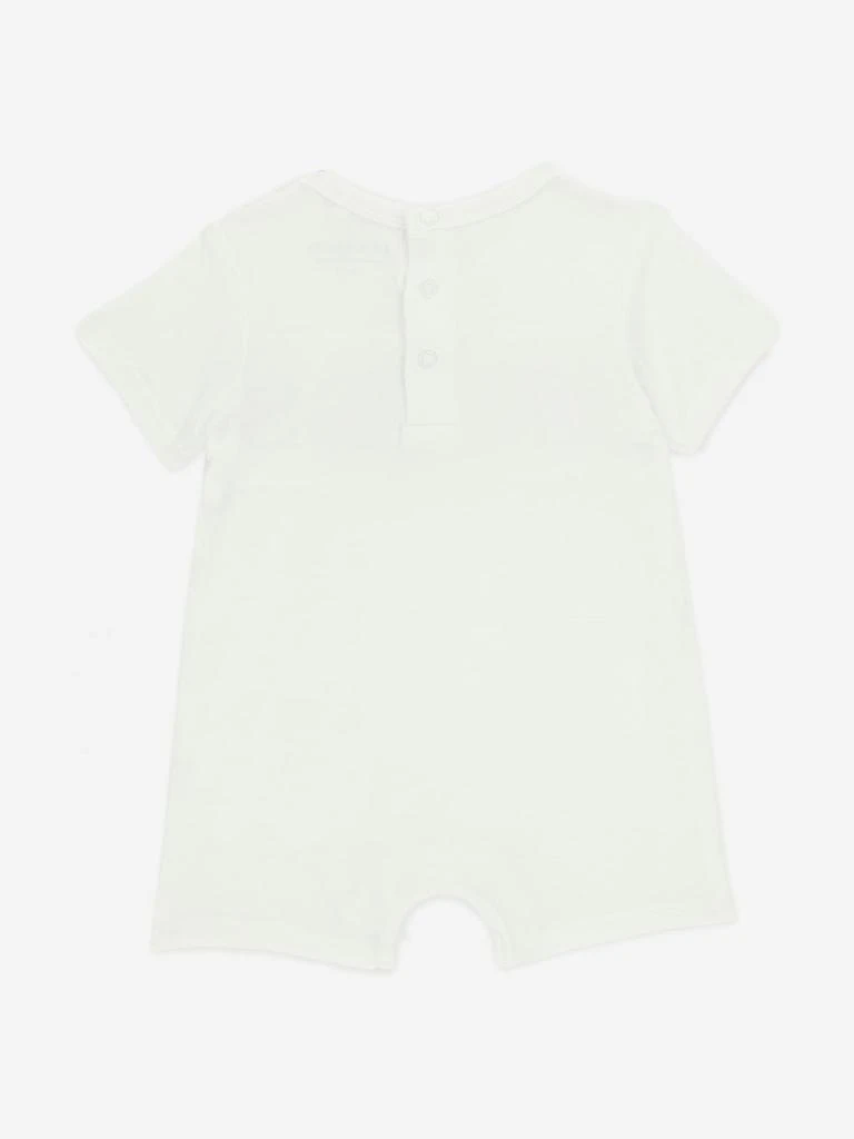 GUESS Guess Baby Logo Romper in Ivory 2