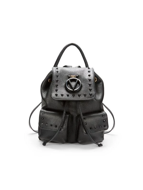 Mario Valentino Abraham Studded Leather Backpack 1
