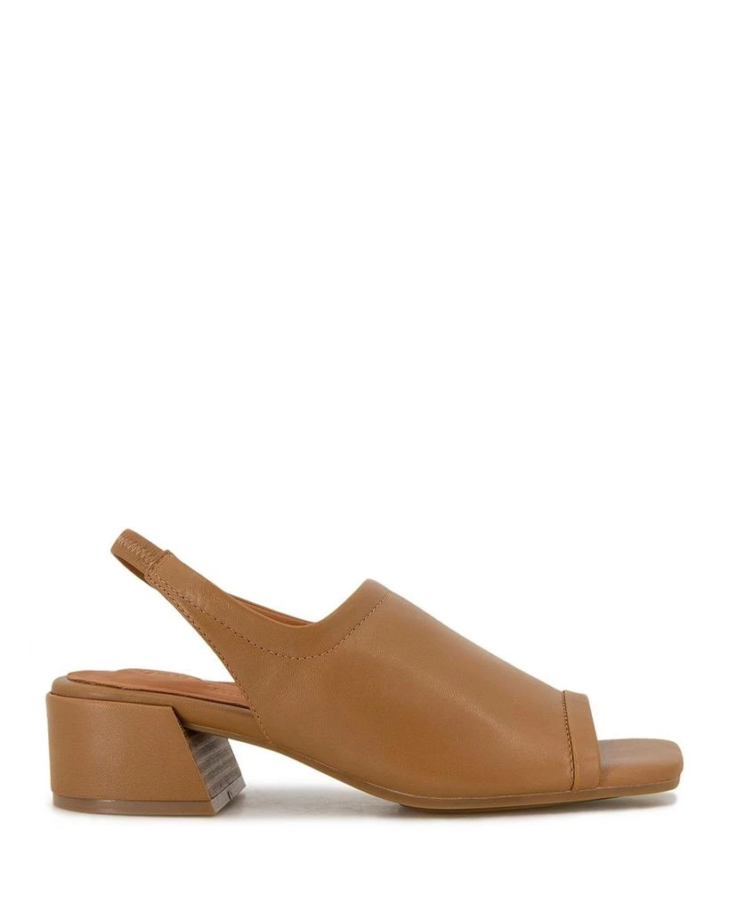 Gentle Souls Women's Penny Square Toe Block Heel Slingback Sandals 2