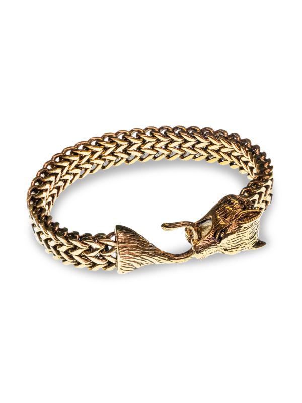Jean Claude Rose Goldplated Stainless Steel Bracelet