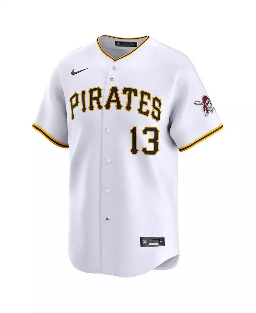 NIKE Men's Ke'Bryan Hayes White Pittsburgh Pirates Home Limited Player Jersey 3