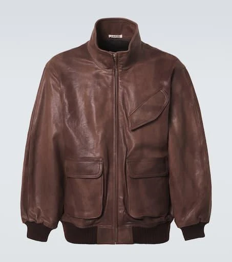 AURALEE Leather blouson 1