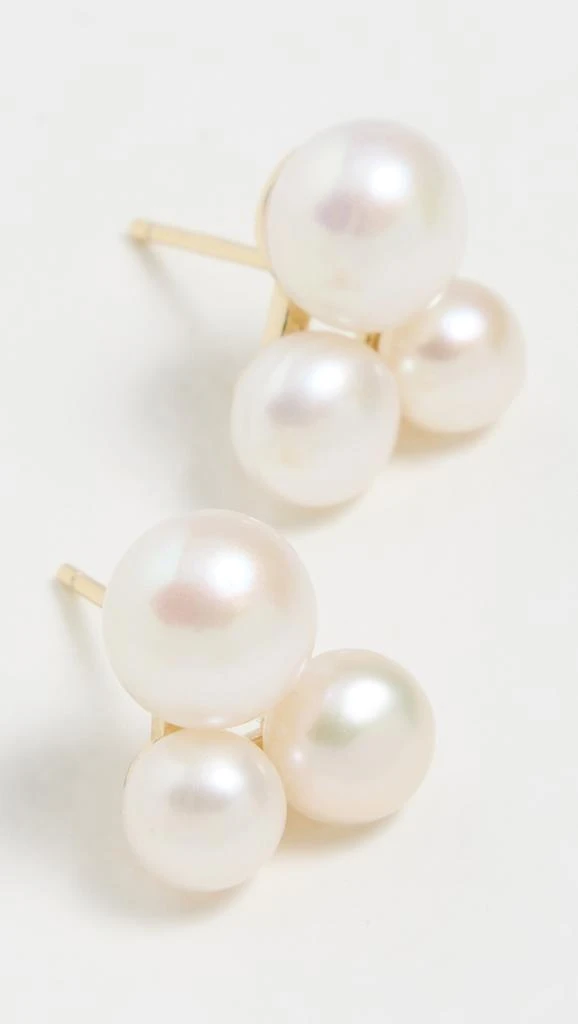 Shashi Triple Pearl Drop Earrings 3