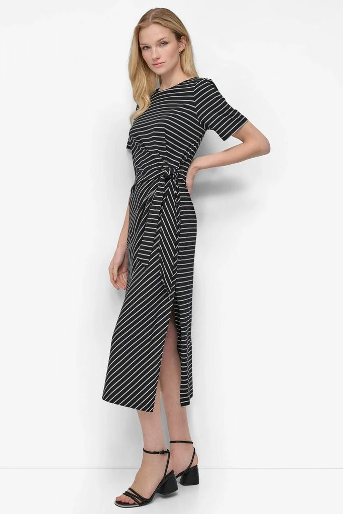 DKNY SHORT SLEEVE TIE FRONT 3