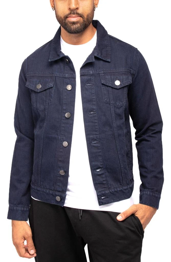 XRAY Slim Washed Denim Jacket 10