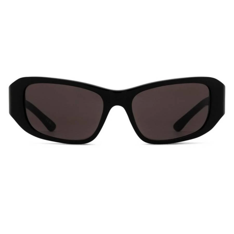 Balenciaga Grey Rectangular Unisex Sunglasses BB0365S 001 57