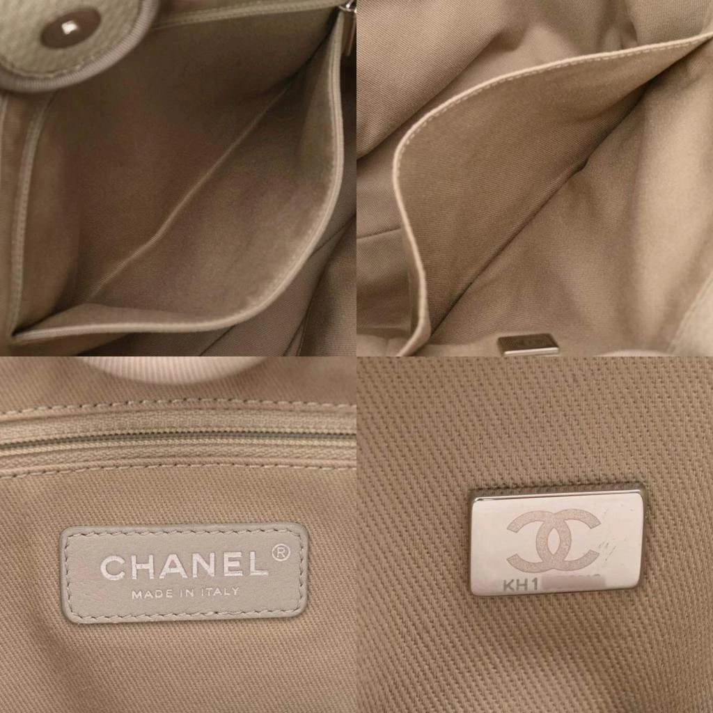 Chanel Chanel Grayish Canvas Deauville MM Tote Bag 8