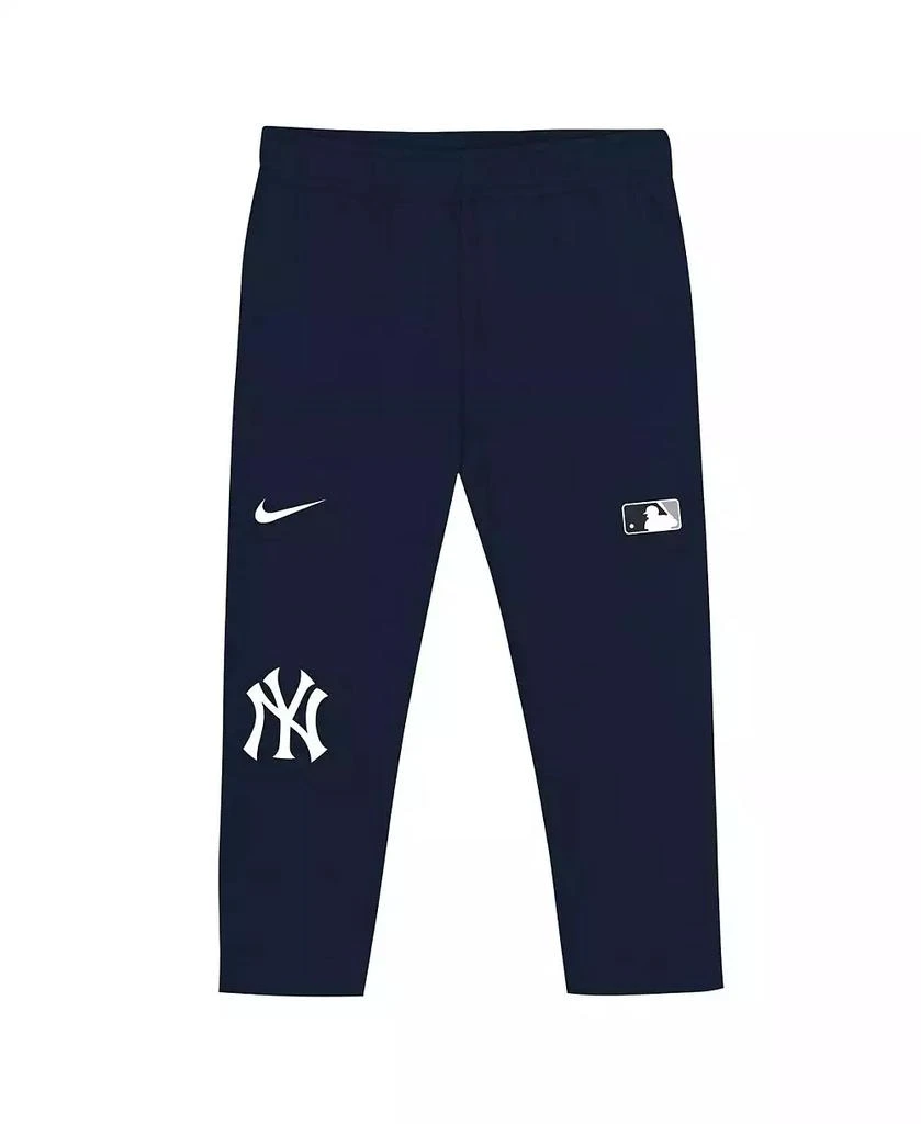NIKE Toddler 2-Piece Navy New York Yankees Club Fleece Pullover Hoodie and Sweatpants Set 4