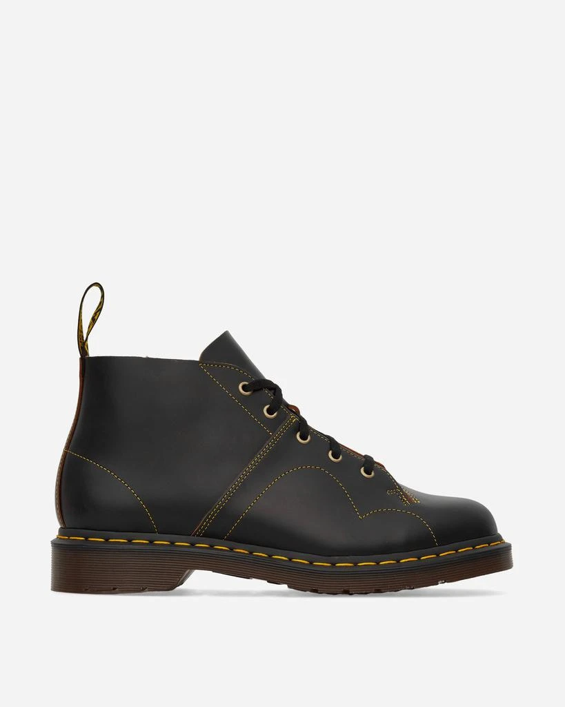 Dr. Martens Church Leather Monkey Boots Black 1