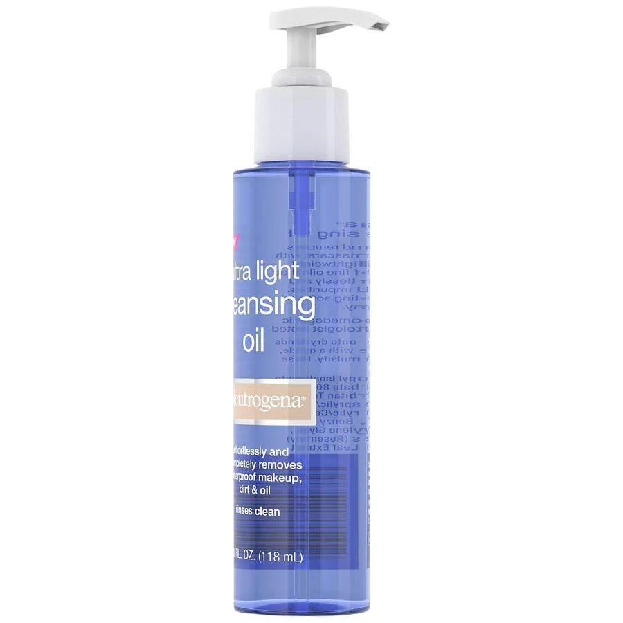 Neutrogena Ultra Light Face Cleansing Oil & Makeup Remover 4