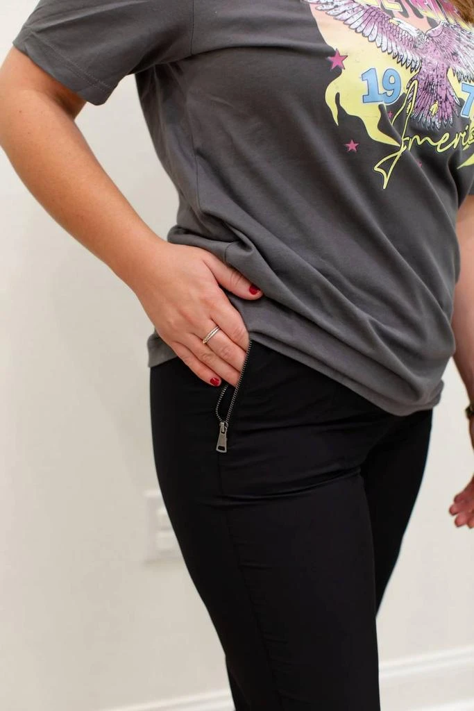 CHARLIE B Charlie B - Pull On Pants With Cuff 3